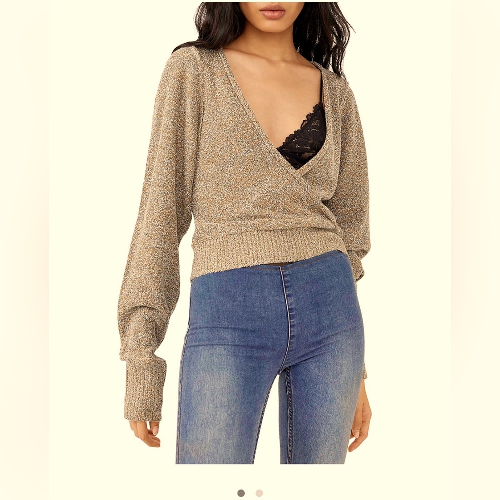 Free People Going For Gold Sweater
